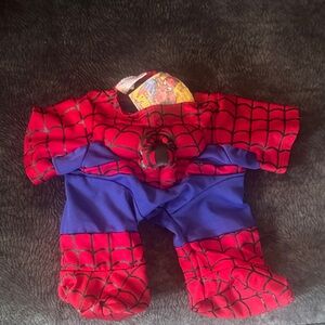 Build-A-Bear Superhero Spider-Man Outfit in Red & Blue